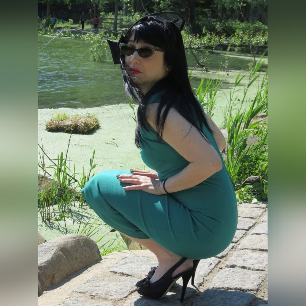 Green Bettie Page Dress